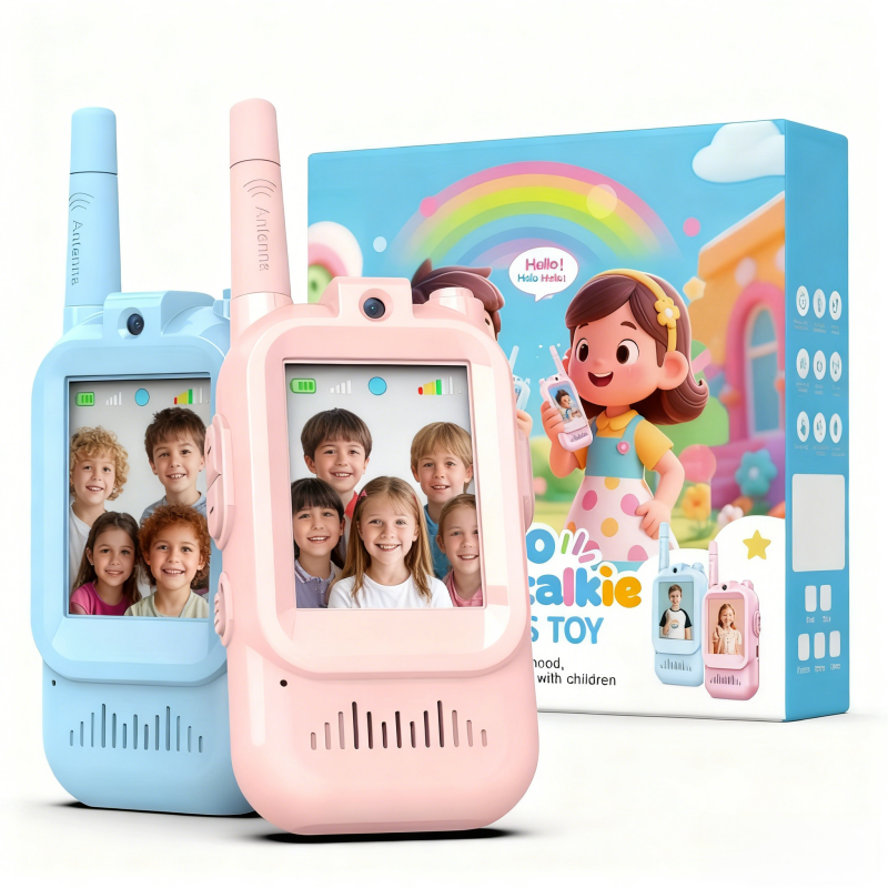 🎥📞 (Talkie Walkie) جهازين x2  بالفيديو للأطفال x2