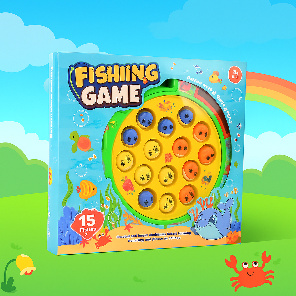🎣 لعبة صيد السمكة للأطفال 🦕